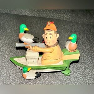 Vintage Whimsical Duck Hunter Ornament